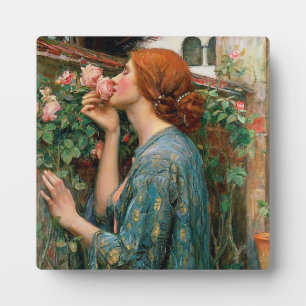 Placa Expositora Waterhouse El alma de la Rosa Plaque