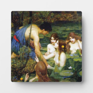 Placa Expositora Waterhouse Hylas y la Plaque Ninfs