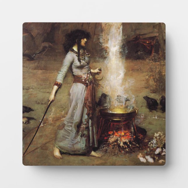 Placa Expositora Waterhouse La Llanura del Círculo Mágico (Frente)