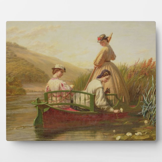 Placa Expositora Waterlilies, 1864 (aceite sobre lienzo) (Frente)