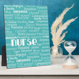 Placa Expositora What is a Nurse.....in Blue