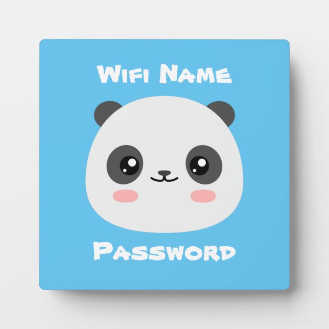 Placa Expositora Wifi Panda (Frente)