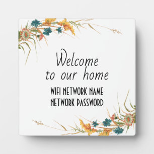 Placa Expositora Wifi Password