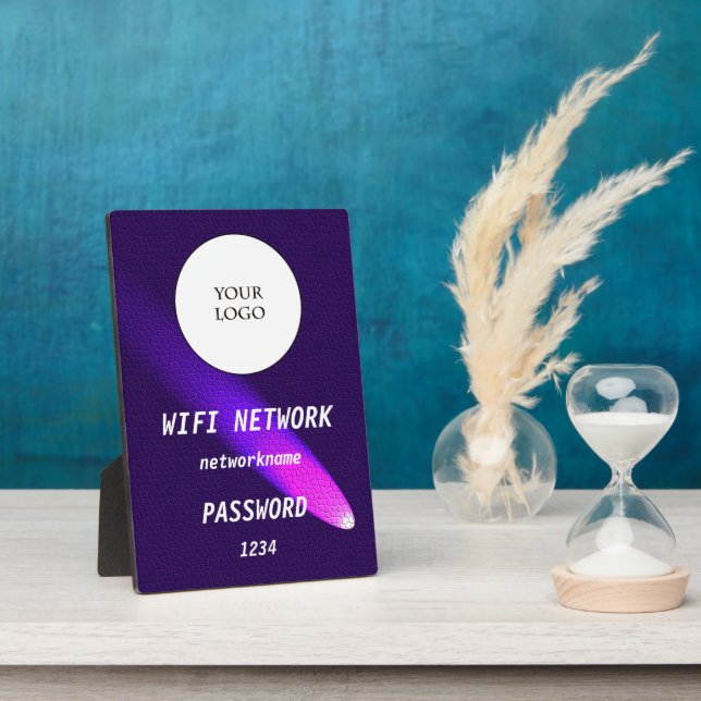 Placa Expositora Wifi Purple Leather with Comet Streaks (Lado)