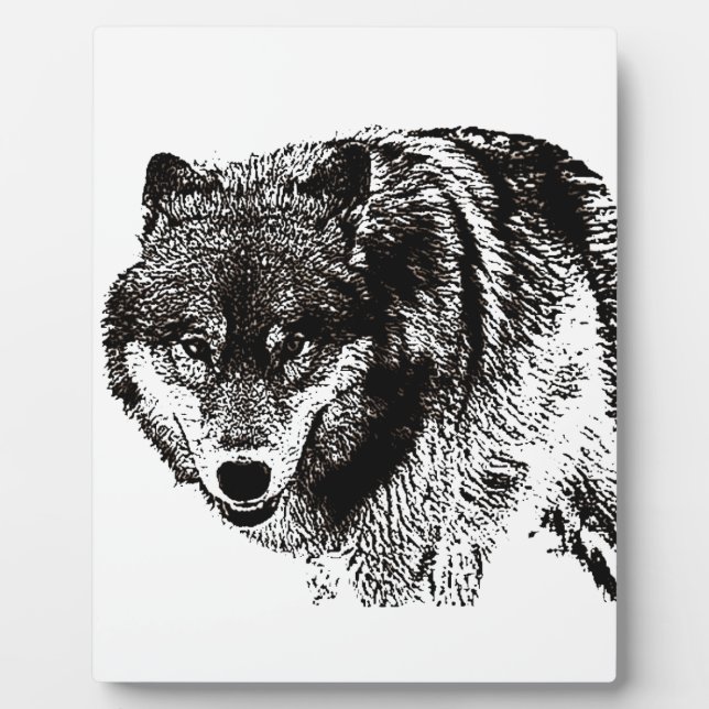 Placa Expositora Wild Wolf (Frente)