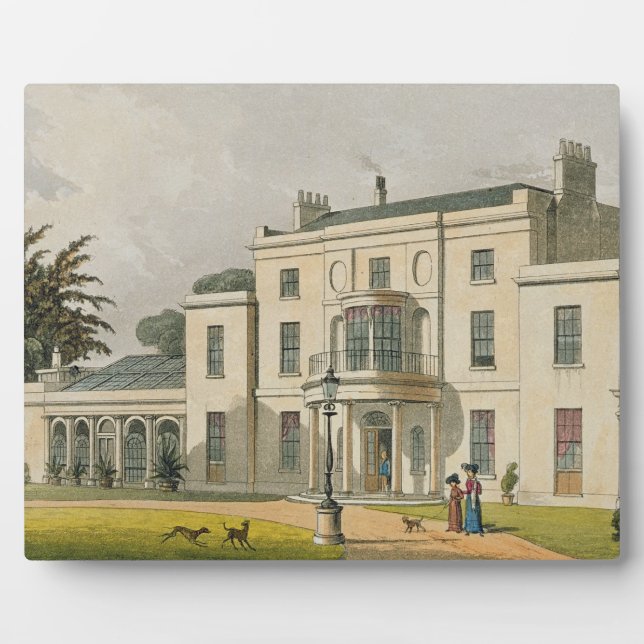 Placa Expositora Wimbledon House, del repositorio de A de Ackermann (Frente)