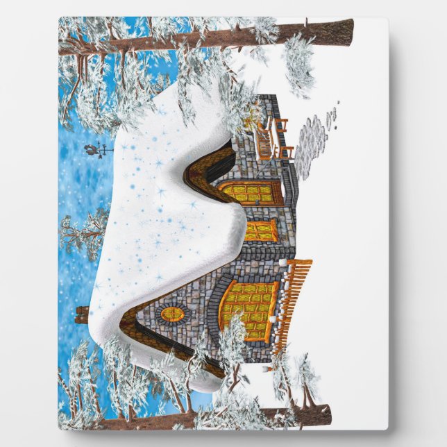 Placa Expositora Winter Cottage (Frente)