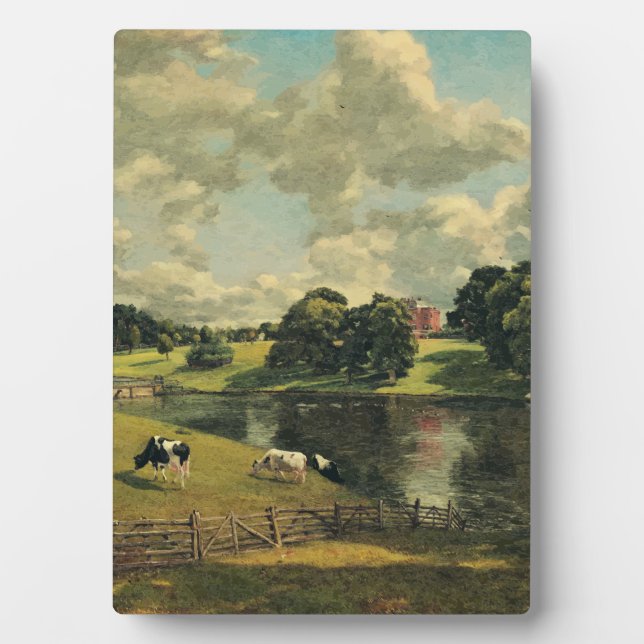 Placa Expositora Wivenhoe Park por John Constable (Frente)