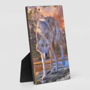 Placa Expositora Wolf HUNTING GROUNDS