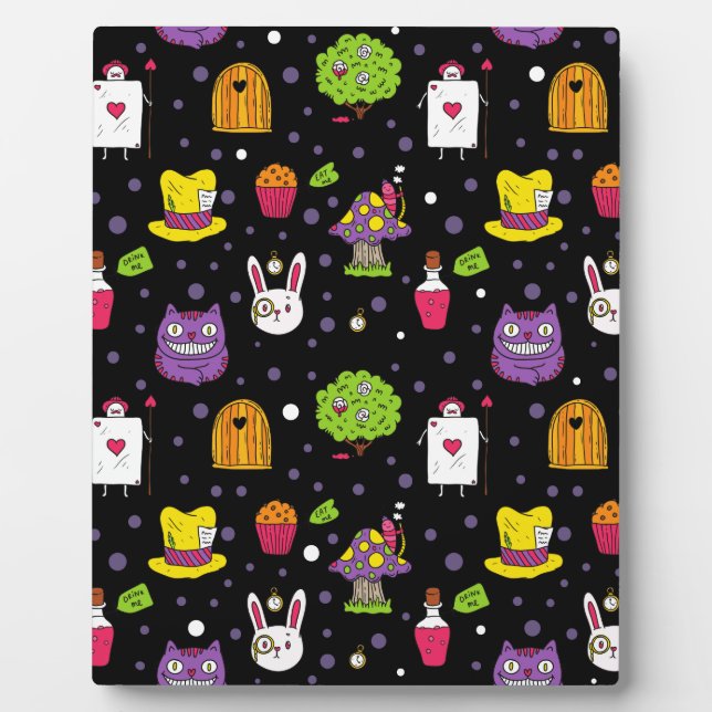 Placa Expositora Wonderland negro (Frente)