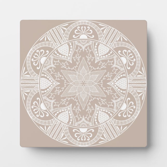 Placa Expositora Wool Mandala (Frente)