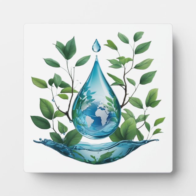 Placa Expositora World Water Day (Frente)