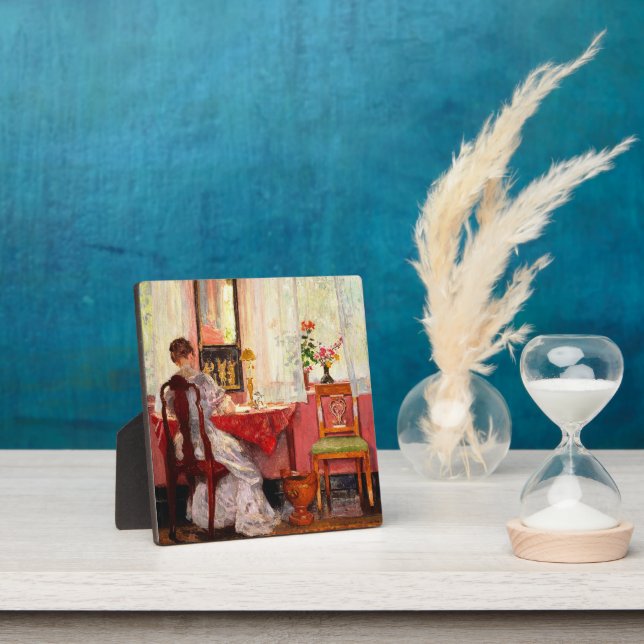 Placa Expositora Writing by Gari Melchers, (in situ)