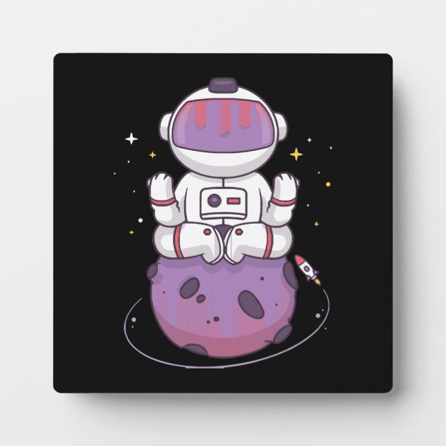 Placa Expositora Yoga Espacial  (Frente)