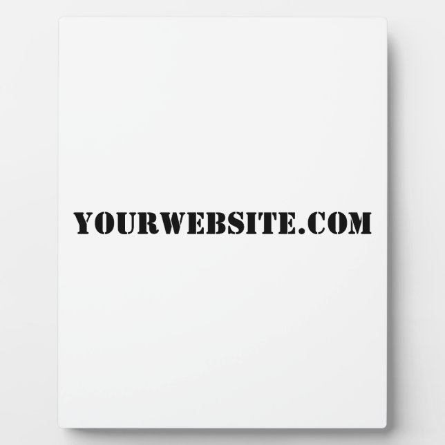 Placa Expositora YourWebSite.com (Frente)