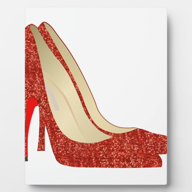 Placa Expositora zapatillas de rubí (Frente)