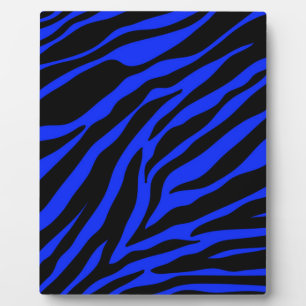 Placa Expositora zebra azul