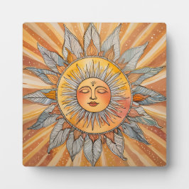 Placa Expositora Zen Bohemian Sun Plaque