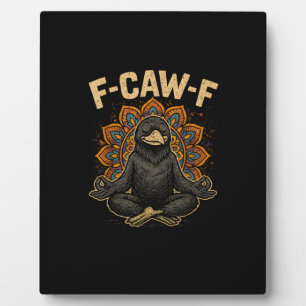Placa Expositora Zen F-Caw-F Cuervo Yoga Cuervo F-Caw-F Zen Diverti