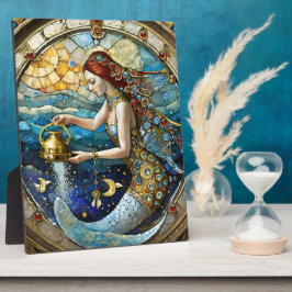 Placa Expositora Zodiac - Aquarius La Sirenita Del Alumno