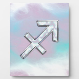 Placa Expositora Zodiac sagitario moderno en la madre del estilo de