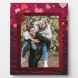 placa fotográfica de la pareja de personalizados v