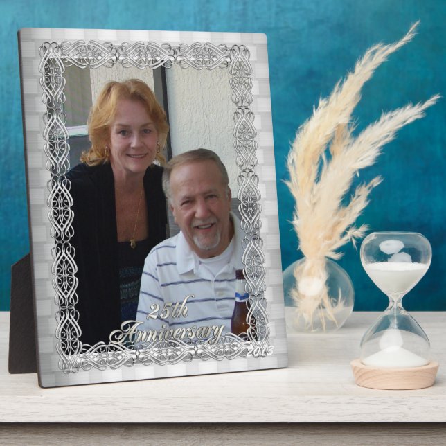 placa fotográfica del 25° aniversario (Lado)