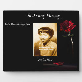 Placa fotográfica personalizada