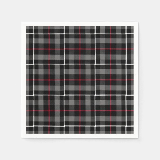 Placa gris para la servilleta de papel para Navida (Anverso)
