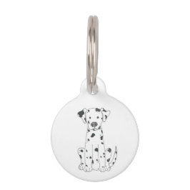 Placa identificativa para mascotas dálmatas