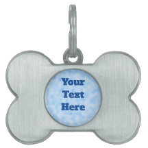 Placa identificativa para mascotas en forma de hue
