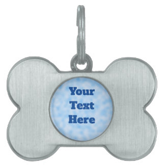 Placa identificativa para mascotas en forma de hue