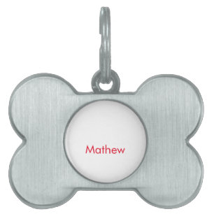 PLACA PARA MASCOTAS