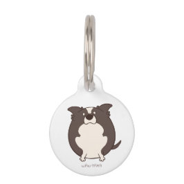 PLACA PARA MASCOTAS ボーダーコリー「ボダたま」<名前・電話番号>