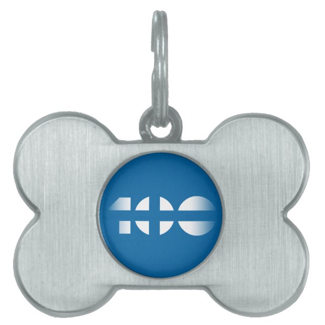 PLACA PARA MASCOTAS 100 (Frente)