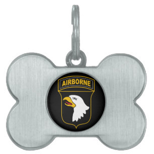 Placa Para Mascotas 101ª División Aérea Veterano Militar