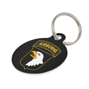 Placa Para Mascotas 101ª División Aérea Veterano Militar