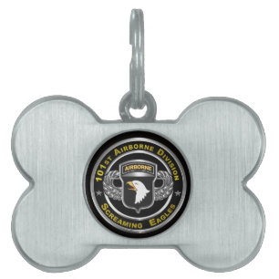 Placa Para Mascotas 101.ª División Aerotransportada