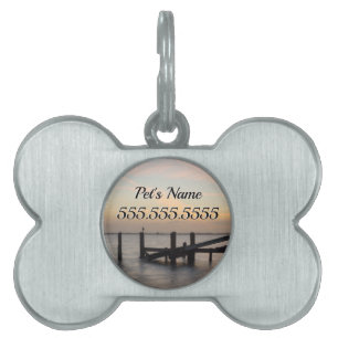 Placa Para Mascotas 1.ᵉʳ Sunset 2017 Cocoa Beach Mascota Etiqueta