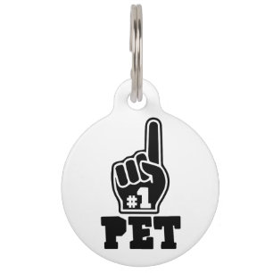 Placa Para Mascotas #1 Mejor Mascota Perro Perro Perro Perezoso Mascot