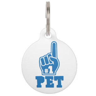 Placa Para Mascotas #1 Mejor Mascota Perro Perro Perro Perezoso Mascot