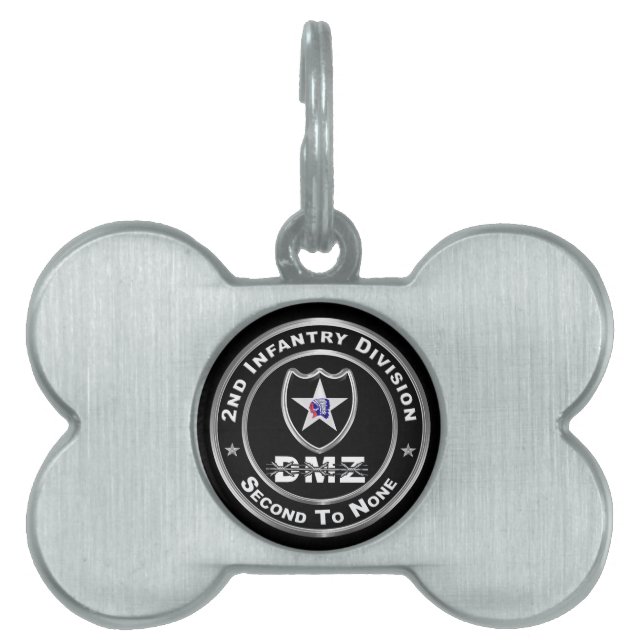 Placa Para Mascotas 2.ª División de Infantería (Frente)