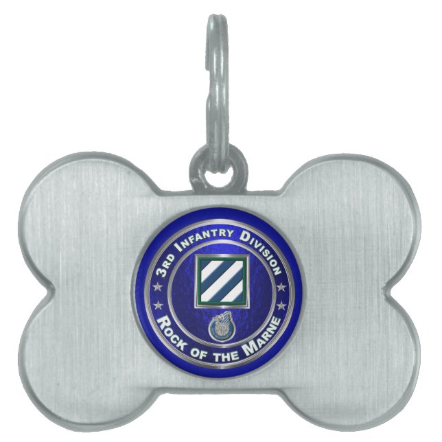 Placa Para Mascotas 3.ª División de Infantería (Frente)