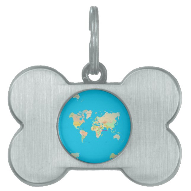 Placa Para Mascotas 4.º asignación (Frente)