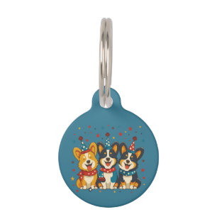 Placa Para Mascotas 4 De Julio Pembroke Welsh Corgi Dogs