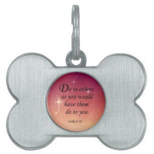 Placa Para Mascotas 6:31 de Lucas