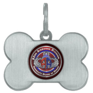 Placa Para Mascotas 82ª División Aerotransportada