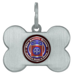 Placa Para Mascotas 82ª División Aerotransportada