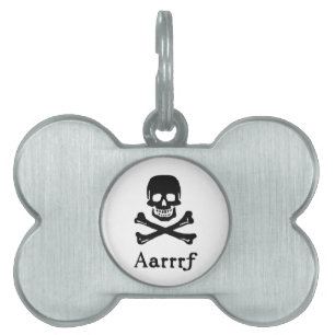 Placa Para Mascotas Aaarrrf Pet Tag