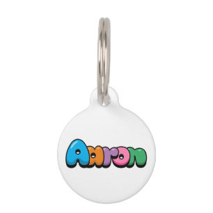 Placa Para Mascotas Aaron